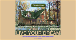Desktop Screenshot of cedarcraftloghomes.com